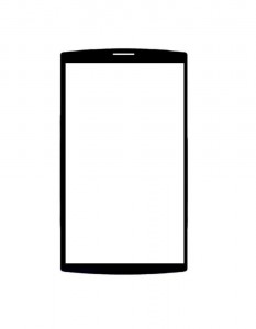 Replacement Front Glass For Zomo Sprint Max White By - Maxbhi.com
