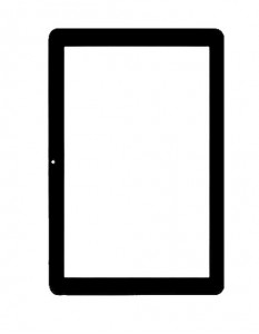 Replacement Front Glass For Acer Iconia Tab A210 White By - Maxbhi.com