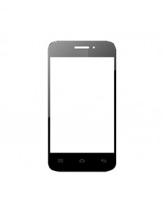 Replacement Front Glass For Videocon Infinium Zest Flame Black By - Maxbhi.com