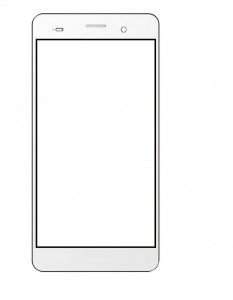 Replacement Front Glass For Blu Dash X2 Gold By - Maxbhi.com