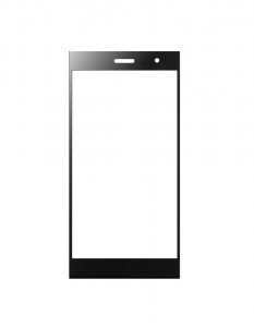 Replacement Front Glass For Leagoo Lead 1i Black By - Maxbhi.com