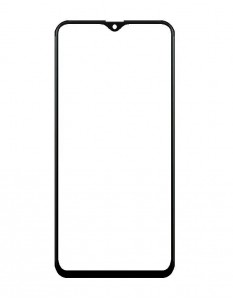 Replacement Front Glass For Oppo Reno A Black By - Maxbhi Com