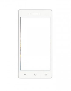 Replacement Front Glass For Lava Flair Z1 White By - Maxbhi.com