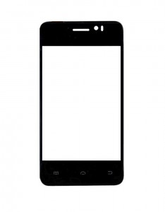 Replacement Front Glass For Celkon A64 Black By - Maxbhi.com
