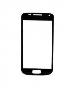Replacement Front Glass For Samsung Galaxy W I8150 Black By - Maxbhi.com