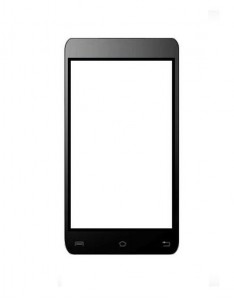 Replacement Front Glass For Lava Iris 3g 412 Grey By - Maxbhi.com