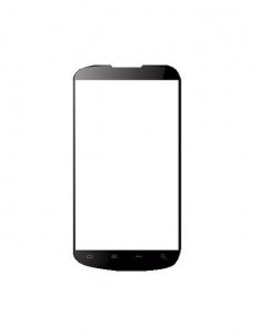 Replacement Front Glass For Wham Ws50 Black By - Maxbhi.com