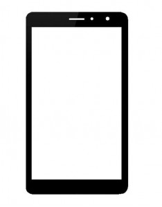 Replacement Front Glass For Allview Ax501q Black By - Maxbhi.com