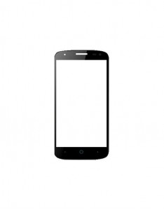 Replacement Front Glass For Zte Fit 4g Smart White By - Maxbhi.com