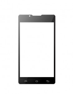 Touch Screen Digitizer For Lava Iris 401 White By - Maxbhi.com
