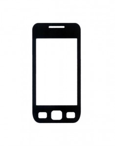 Replacement Front Glass For Samsung S5250 Wave525 Pink By - Maxbhi.com