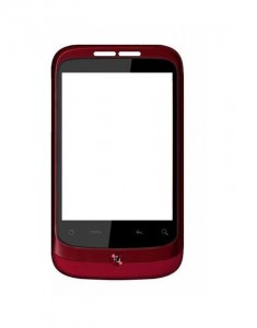 Replacement Front Glass For Htc Wildfire A3333 Red By - Maxbhi.com