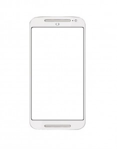 Replacement Front Glass For Motorola Moto G 2nd Gen Dual Sim White By - Maxbhi.com