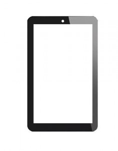 Replacement Front Glass For Hcl Me U3 Black By - Maxbhi.com