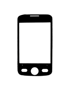 Replacement Front Glass For Motorola Quench Xt5 Xt502 Black By - Maxbhi.com