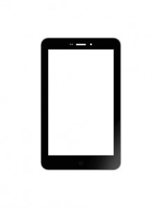 Replacement Front Glass For Callbar Tab7 Black By - Maxbhi.com