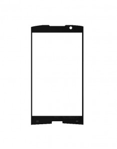 Replacement Front Glass For Lumigon T3 Black By - Maxbhi.com