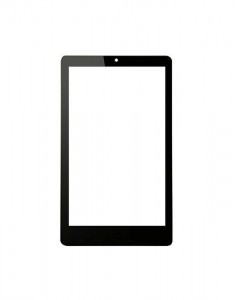 Replacement Front Glass For Acer Iconia One 7 B1740 Black By - Maxbhi.com