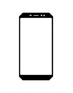 Replacement Front Glass For Ulefone Armor X7 Orange By - Maxbhi Com
