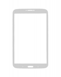 Replacement Front Glass For Samsung Galaxy Tab 3 T311 16gb Wifi 3g Pink By - Maxbhi.com