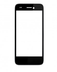 Replacement Front Glass For Infocus Bingo 50 Black By - Maxbhi.com