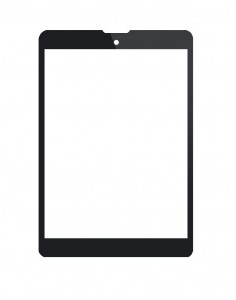 Replacement Front Glass For Dlink D100 Black By - Maxbhi.com