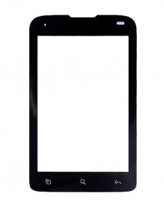 Replacement Front Glass For Alcatel Ot918 Black By - Maxbhi.com