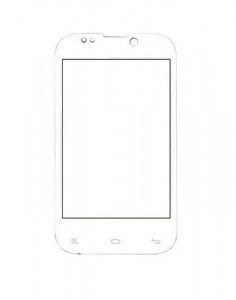 Replacement Front Glass For Gionee Ctrl V2 White By - Maxbhi.com