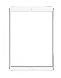 Replacement Front Glass For Apple Ipad Pro 12.9 Wifi 512gb White By - Maxbhi.com