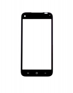 Replacement Front Glass For Htc First Black By - Maxbhi.com