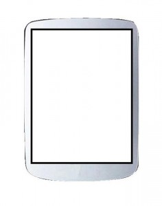 Replacement Front Glass For Htc P3452 Burgundy By - Maxbhi.com