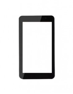 Replacement Front Glass For Zync Cloud Z605 White By - Maxbhi.com
