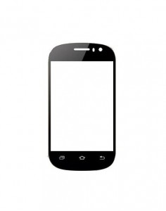 Replacement Front Glass For Vox Mobile Kick K1 Black By - Maxbhi.com
