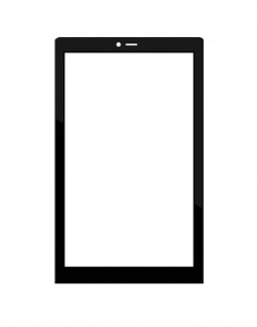 Replacement Front Glass For Domo Slate X3d Se Black By - Maxbhi.com