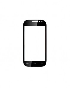 Replacement Front Glass For Vox Mobile Kick K4 Black By - Maxbhi.com