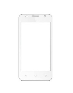 Replacement Front Glass For Karbonn A10 White By - Maxbhi.com