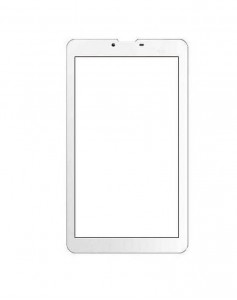 Replacement Front Glass For Penta Tpad Ws704d Black By - Maxbhi.com