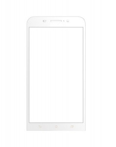 Replacement Front Glass For Asus Zenfone Max 2016 White By - Maxbhi.com