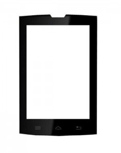 Replacement Front Glass For Ktouch A35 Black By - Maxbhi.com