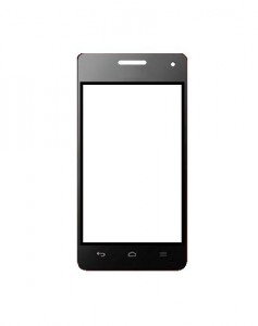Replacement Front Glass For Huawei Ascend G350 Black Green By - Maxbhi.com