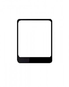 Replacement Front Glass For Sony Ericsson W395i Black By - Maxbhi.com