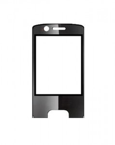 Replacement Front Glass For Coolpad 6268h Black By - Maxbhi.com