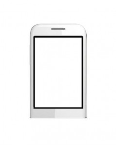 Replacement Front Glass For Tmobile G1 White By - Maxbhi.com