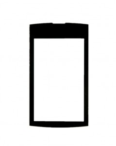 Replacement Front Glass For Nokia Asha 305 Black By - Maxbhi.com
