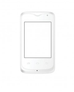 Replacement Front Glass For Intex Aqua R2 White By - Maxbhi.com