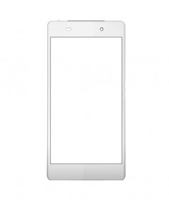 Replacement Front Glass For Sony Xperia Z3v D6708 White By - Maxbhi.com