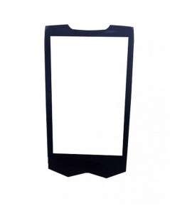 Replacement Front Glass For Lava A10 Black By - Maxbhi.com