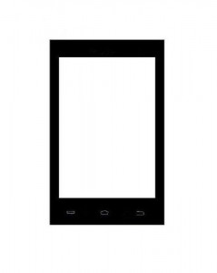 Replacement Front Glass For Lava 3g 415 Grey By - Maxbhi.com