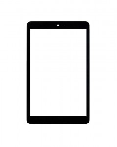 Replacement Front Glass For Dell Venue 8 32gb 3g Black By - Maxbhi.com