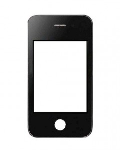Replacement Front Glass For Chang Jiang A710 Black By - Maxbhi Com